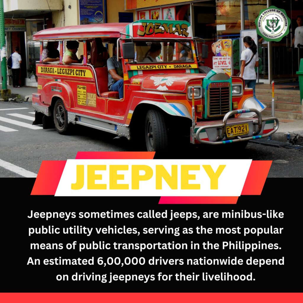 Jeepney is the major transportation in the Philippines 