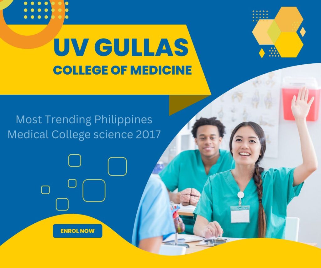 Most Indian students prefer to study medicine from UV Gullas College of Medicine.